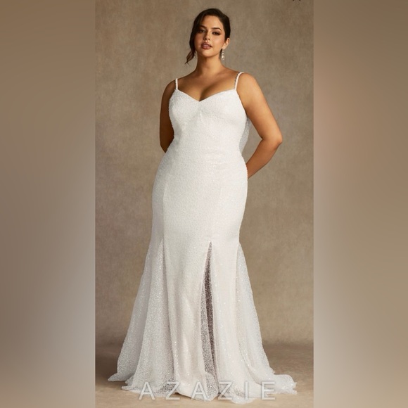 Azazie Eris Wedding Dress - Picture 1 of 7